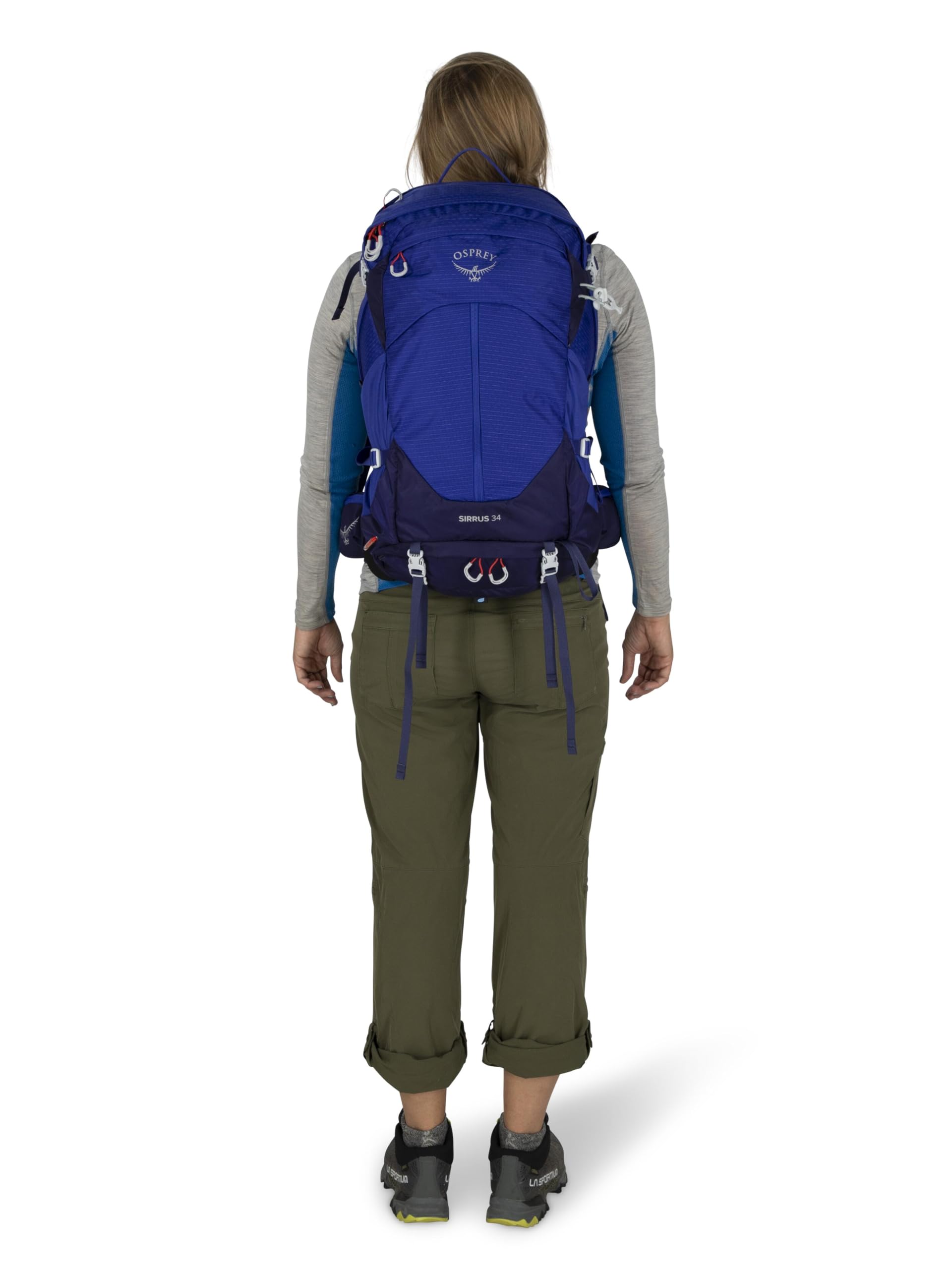 Osprey Sirrus 34L Women's Hiking Backpack, Tunnel Vision Grey