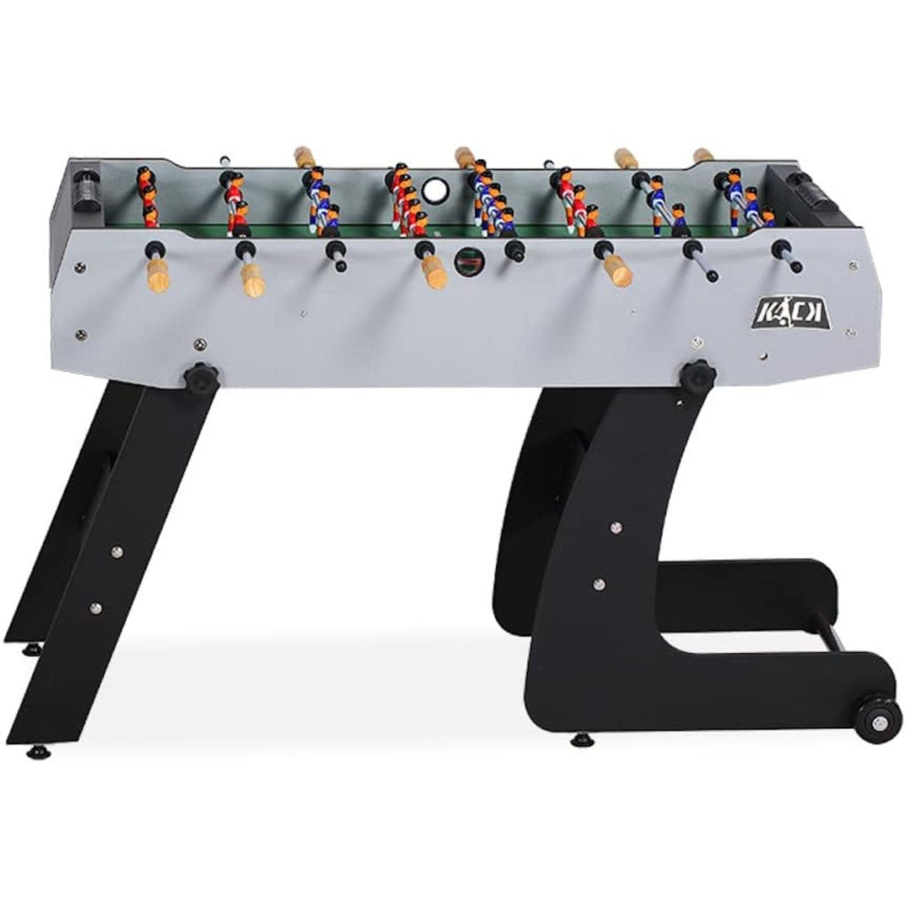 KICK Monarch 48" Folding Foosball Table (Gray) – Compact Indoor Game Table