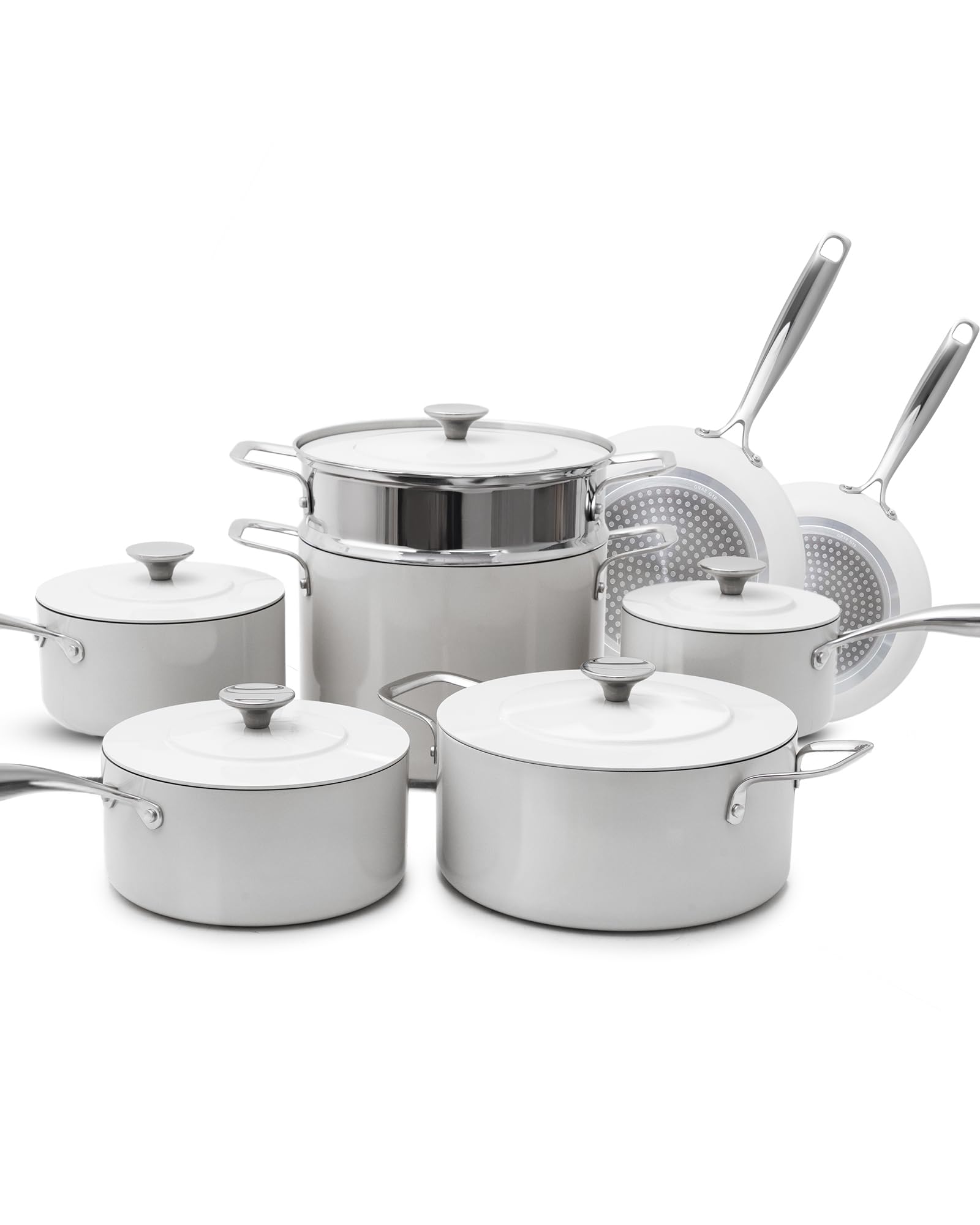 Nuwave Lux 13-Piece Premium Cookware Collection, Next-Generation G11 Duralon Blue Ceramic Nonstick, Ultra Durable, PFAS-Free, Lightweight & Works on All Cooktops