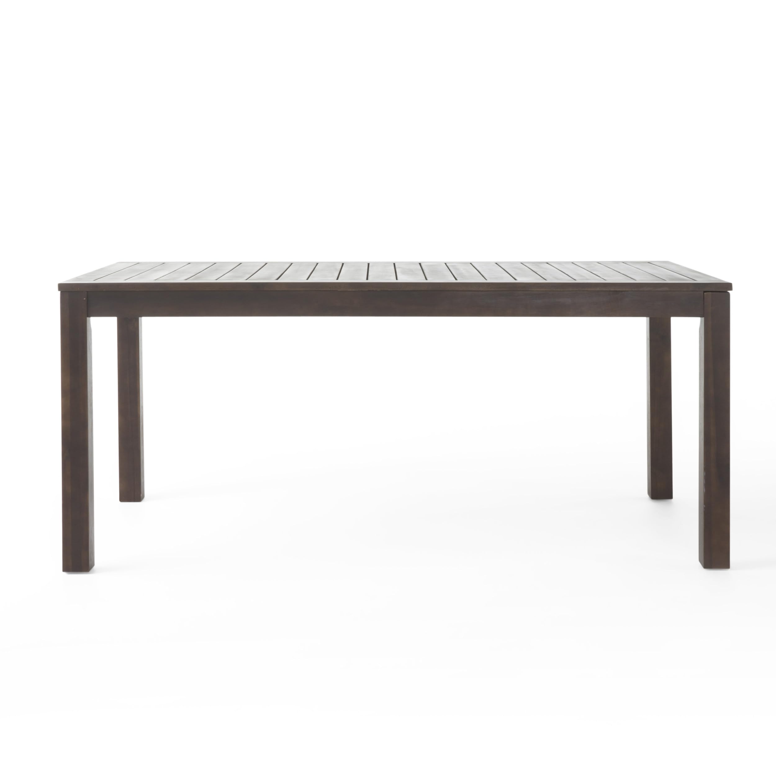 Christopher Knight Home Manila Outdoor Acacia Wood Picnic Set, Dark Brown