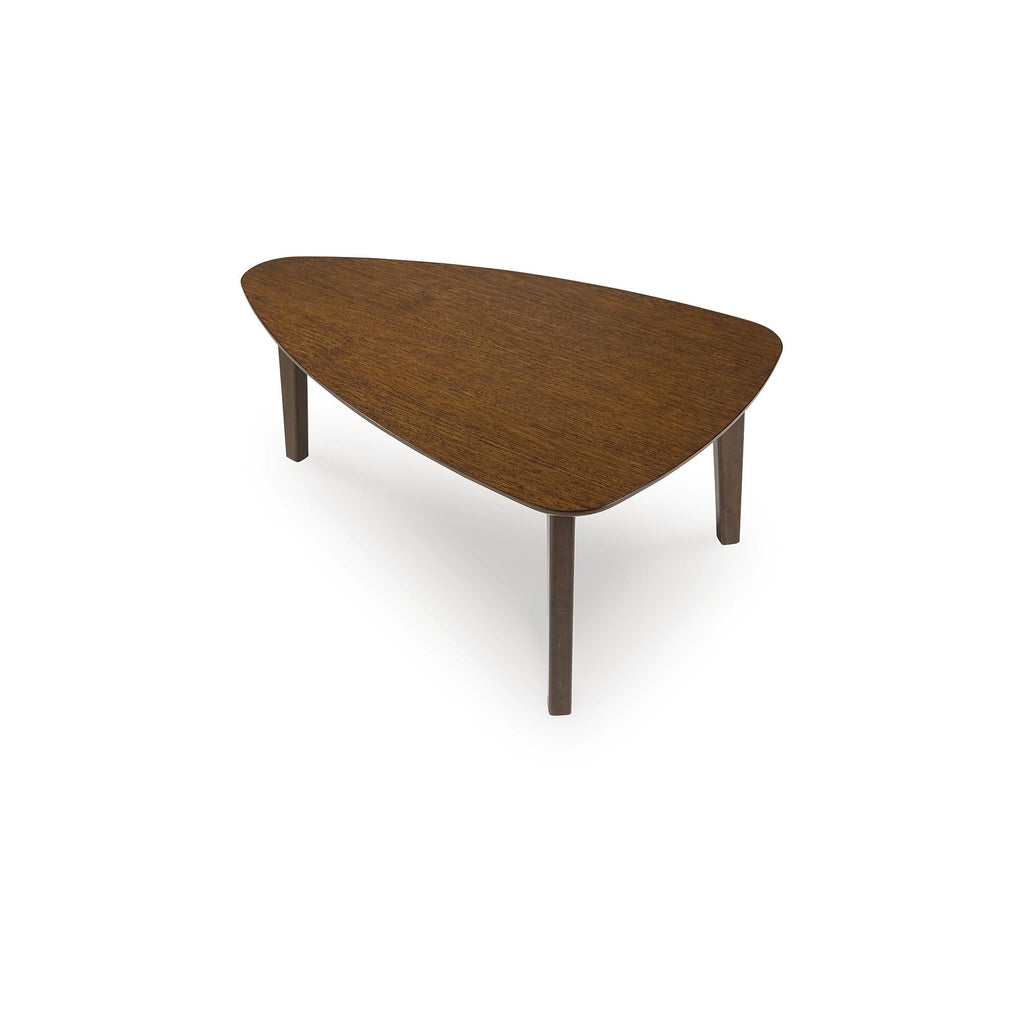 Signature Design by Ashley Lyncott Mid-Century Modern Table, Set of 3, Medium Brown