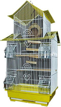 Professional Birdcage Pet Supplies Bird Carrier Gardening Decor Parrot Cages for Large Birds, Household Large Parrot Cage, House-Shaped Decorative Bird Cage, Parakeet Love Bird Pearl Bird