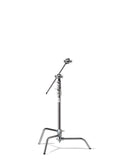 Kupo 20" C-Stand Sliding Leg Kit - Includes 20" Grip Arm with Hex Stud, Two 2.5" Grip Heads for Photography and Video Lighting Applications, Adjustable Uneven Terrain Leveling Leg, Silver (KS703712)