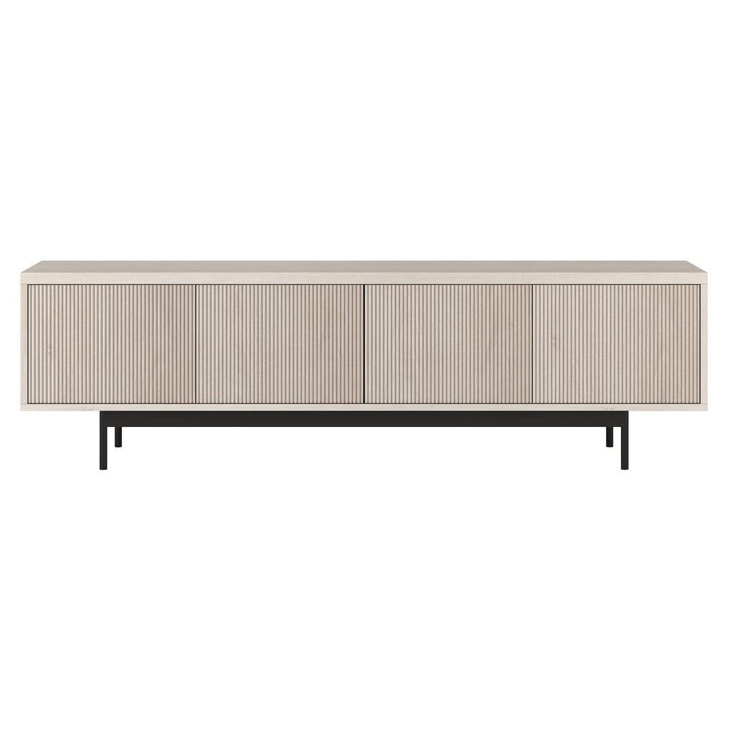 Henn&Hart Whitman, 70'' Rectangular TV Stand, Alder White