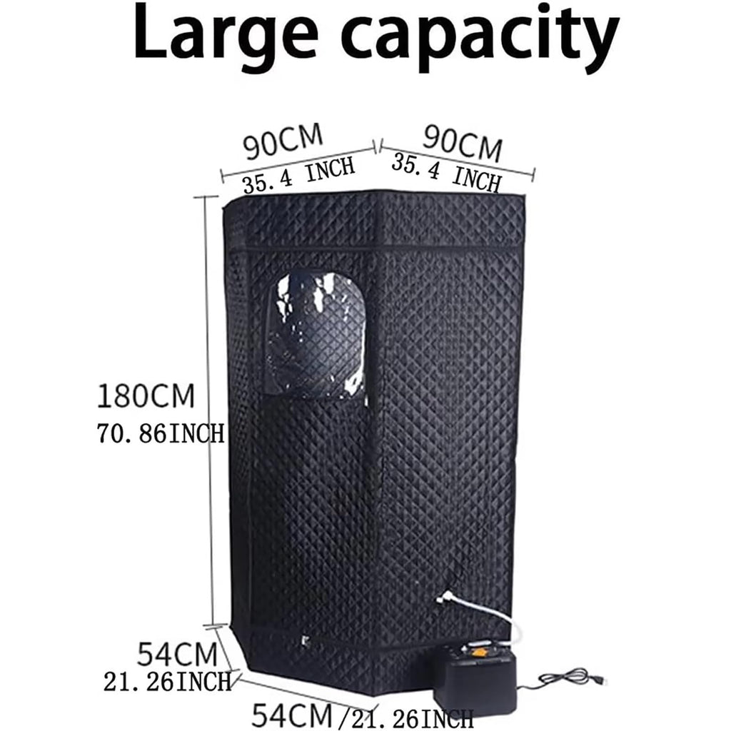 YXKJZHF Portable Steam Sauna Box, Personal Sauna Tent Kit for Home Spa, Indoor Sauna Relaxation with Steam Generator