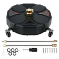13inch Pressure Washer Surface Cleaner Power Washer Attachment Heavy Duty 1/4" Quick Connector Floor Power Washer for Terraces Pathway Decks