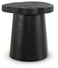 Signature Design by Ashley Wimbell Contemporary Tapered Base End Table, Black