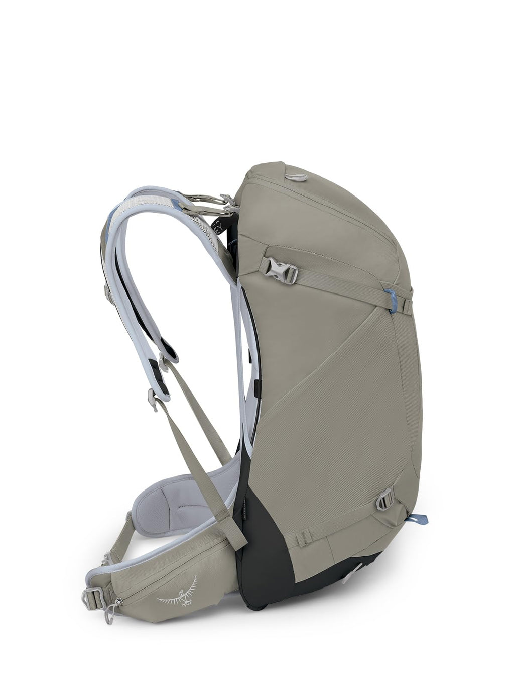 Osprey Hikelite 32L Unisex Hiking Backpack, Tan Concrete, Small/Medium