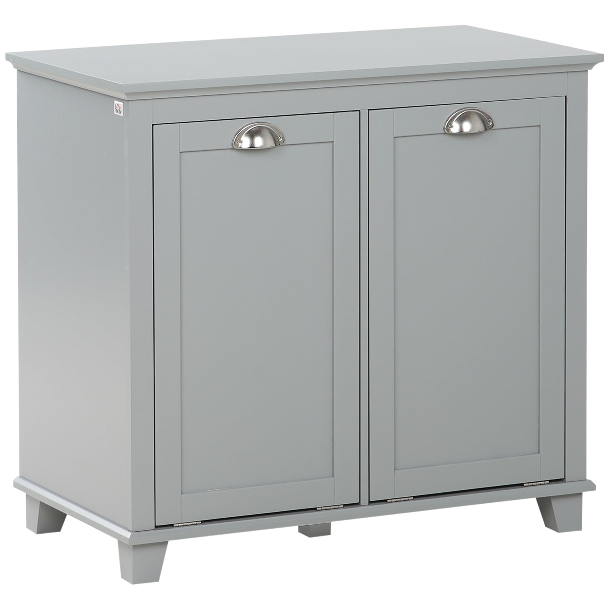 Modern Tilt-Out Laundry Sorter Cabinet, Bathroom Storage Organizer with Two-Compartment Tilt-Out Hamper,for The Kitchen