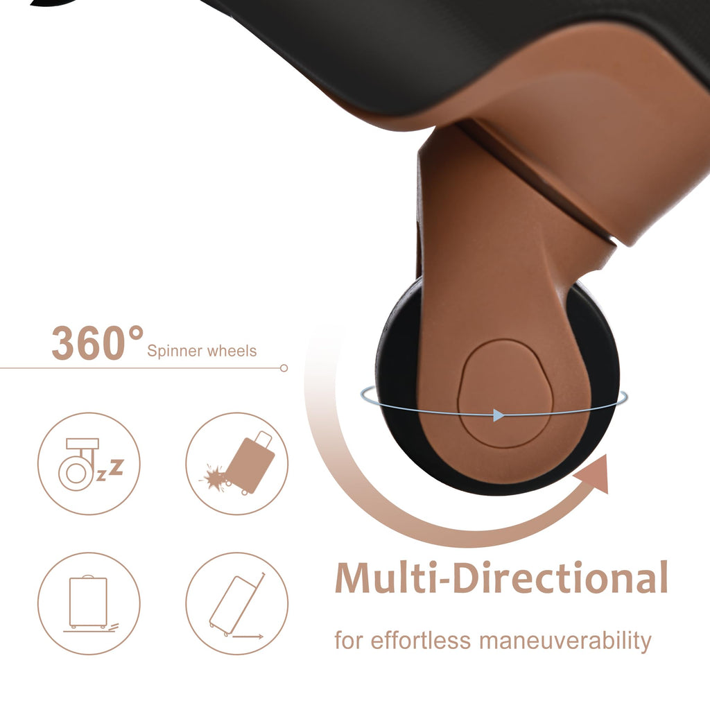 SLifet Hardside, Black+Brown 16, One Size