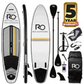 Roc Inflatable Stand Up Paddle Board 10' 6" with Premium SUP Paddle Board Accessories, Wide Stable Design, Non-Slip Comfort Deck for Youth & Adults (Eclipse W/Kayak Seat)