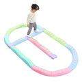 TDMYCS Balance Stepping Stones for Kids Home Amusement Park Kindergarten School Color Balance Beam Set-20 Piece Set Age 3-16