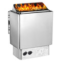 Hiedmeil 220V/380V Electric Sauna Heaters Stove Dry Steam Sauna Bath 6KW 8KW 9KW Sauna Heater for Home Hotel Spa Outdoor Sauna Hot Tent Stove Portable Stove Heater (9kw)