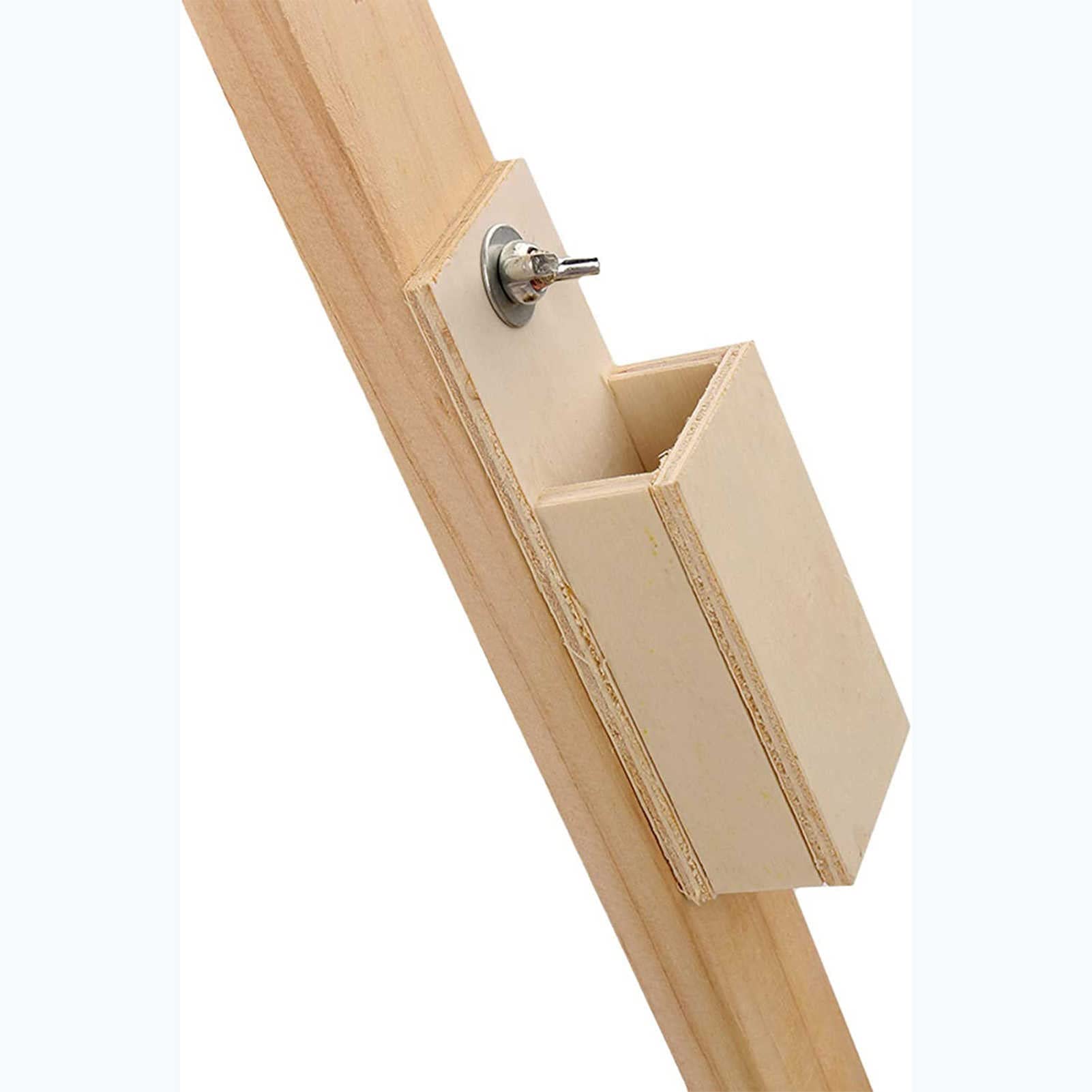 ELUKHT Adjustable Wooden Cross Stitch Frame Stand for Needlework and Embroidery, 360° Rotation, Floor Rack for Tapestry and 11CT Fabric.