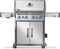 Napoleon Rogue PRO-S 525 Propane Gas Grill with Infrared Side and Rear Burners, Stainless Steel, Durable 6-Burner BBQ