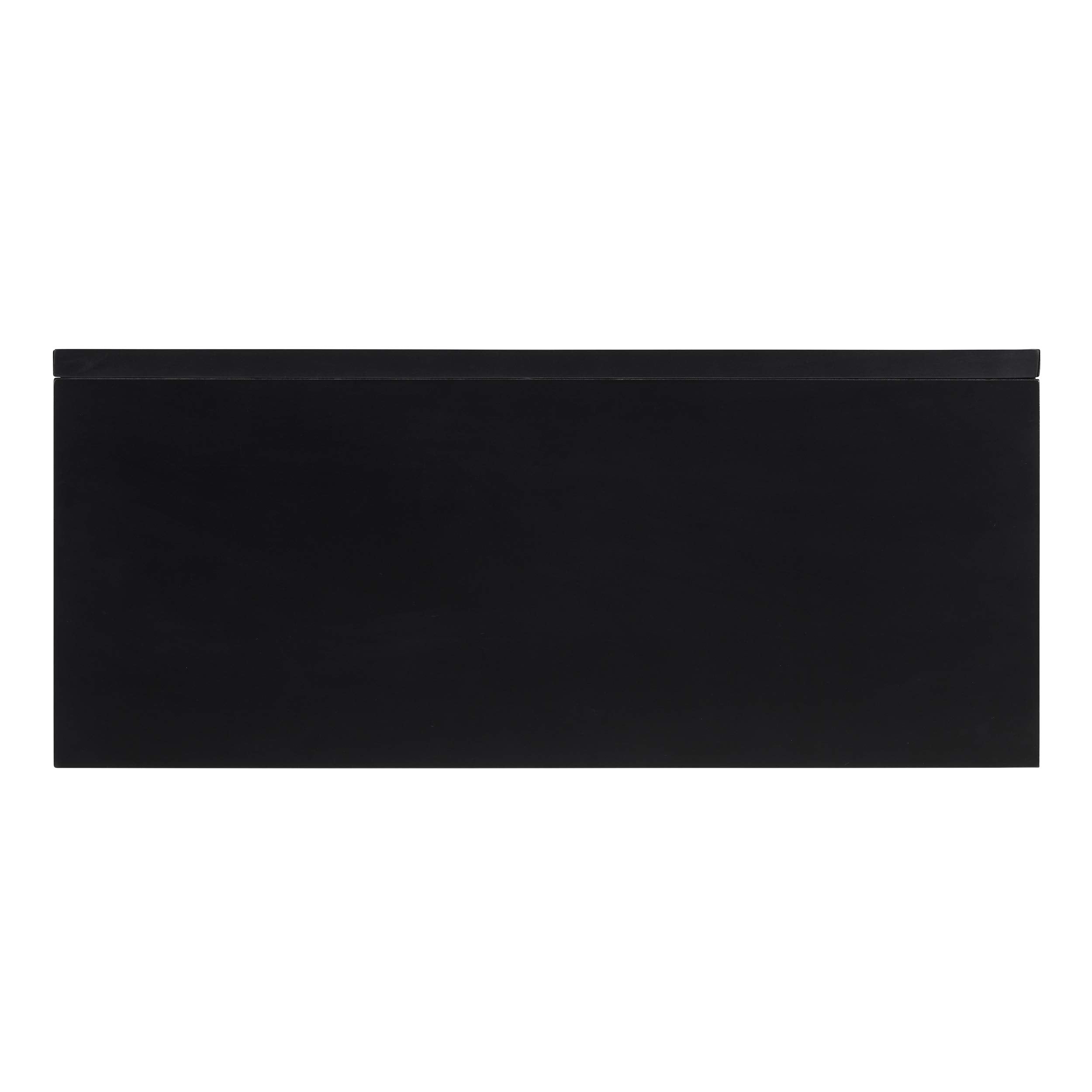 SEI Furniture - Holly & Martin Frescan Color Changing Electric Fireplace - Transitional Design, Black Glass and Wood - Ideal for Living Room, Bedroom (FC1063059)
