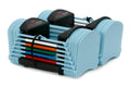 PowerBlock Sport 24 Adjustable Dumbbells, Sold in Pairs, 3-24 lb. Dumbbells, Durable Steel Build, Innovative At Home Workout Equipment, All-in-One Exercise Product, Strength Training, Blue