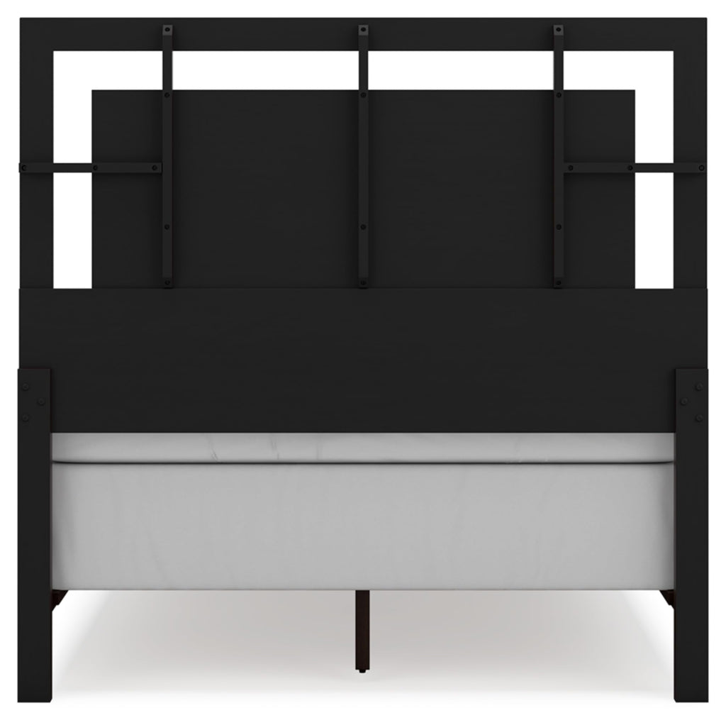 Signature Design by Ashley Covetown Traditional Full Panel Bed, Foundation or Box Spring Needed, Dark Brown