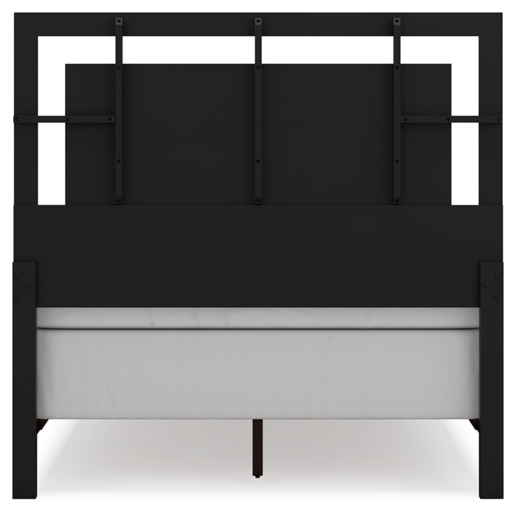 Signature Design by Ashley Covetown Traditional Full Panel Bed, Foundation or Box Spring Needed, Dark Brown