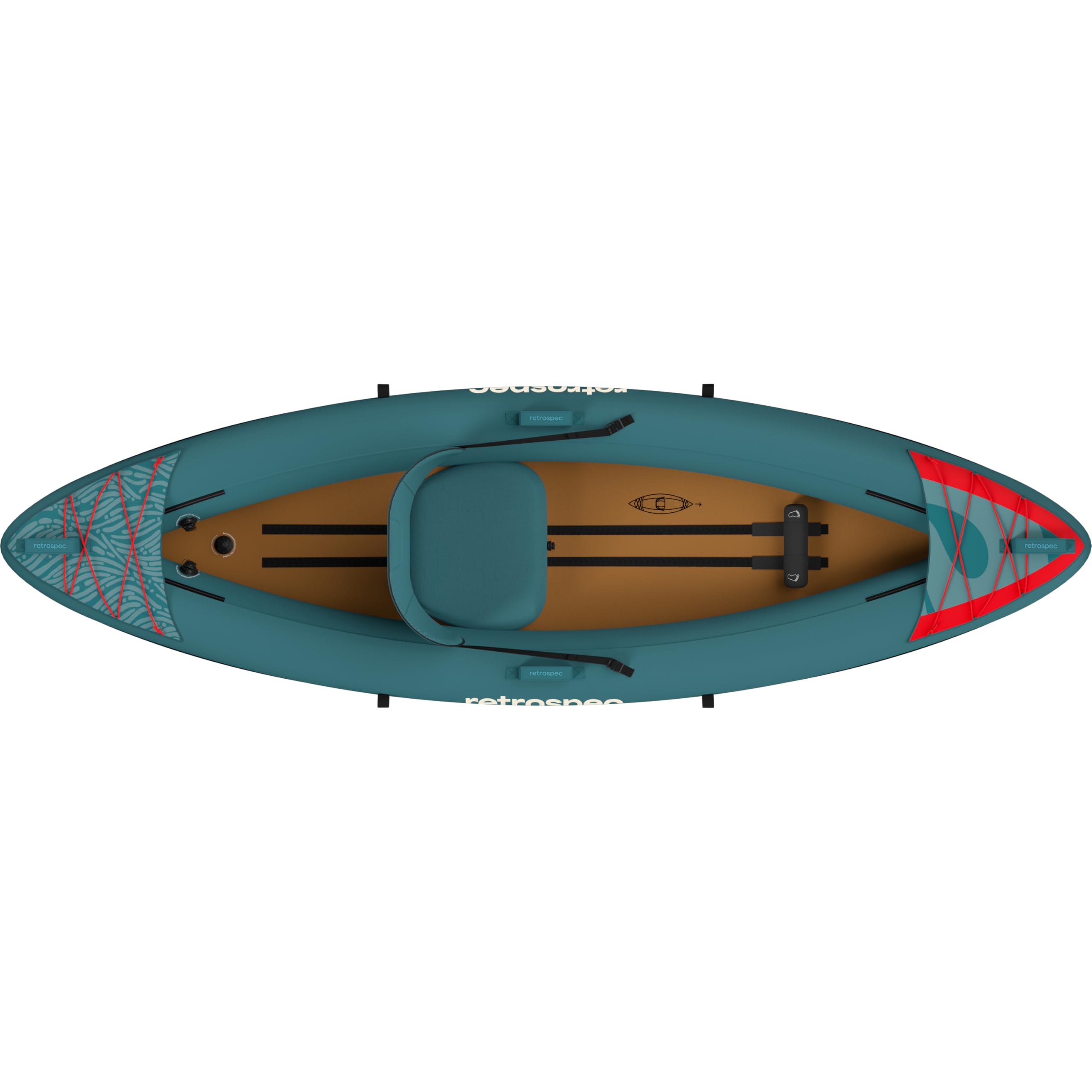 Retrospec Coaster Single & Tandem Inflatable Kayak for Adults - Blow Up Kayak, 220 & 440lb Capacity, Portable Lightweight Kayak with Paddle, Pump & Carry Bag