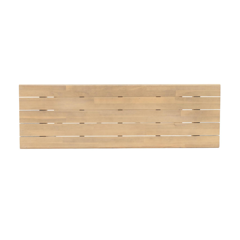 Christopher Knight Home Joei Indoor/Outdoor 2-Tier Console Table, Narrow Console Table for Entryway, Farmhouse Solid Wood Buffet Table with Bottom Shelf, Light Teak