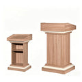 Podium Stand Podium Stand Wooden Lecterns with Storage Shelf Church Pulpits Teacher's Podium Lecture Hall Office Meeting Podiums Has Many uses