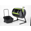 Maykoosh Compost Tumbler Two Stage - Garden Composter with Cart - UV Protected & Zinc Frame