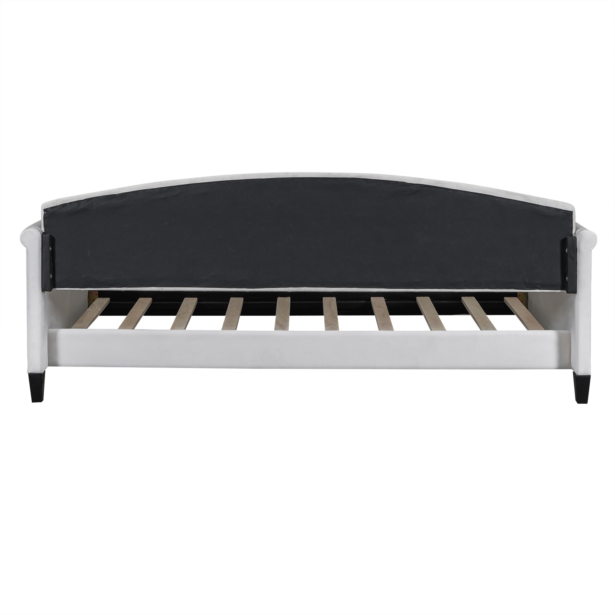 Merax Twin Size Modern Luxury Tufted Button Daybed, Upholstered Twin Daybed Frame, Sofa Bed for Bedroom, Living Room, Twin, Beige