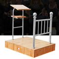 ZEELYDE Lectern Podium Stand,Solid Wood Podium Music Podium Student Platform Chorus Stage School Classroom Podium Leadership Conference Podium