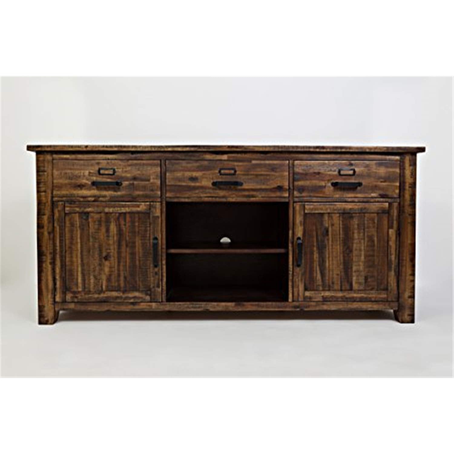Jofran: , Cannon Valley, 70" Media Unit, 70"W X 19"D X 32"H, Cannon Valley Finish, (Set of 1)