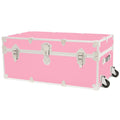 Rhino Trunk & Case Classic XL Trunk With Wheels 34"x20"x15", 1500+ lbs Capacity - Many Colors, Soft-Close Lid. Strong, USA Made Summer Camp Footlocker and Secure College Dorm Storage Chest