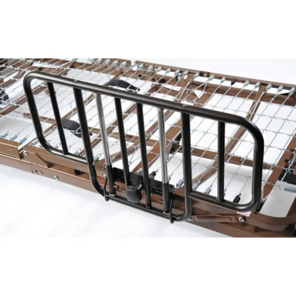 Med Mart Fully Electric Hospital Bed Set - Foam Mattress, Half Rails Included - Enhanced Comfort, Convenience