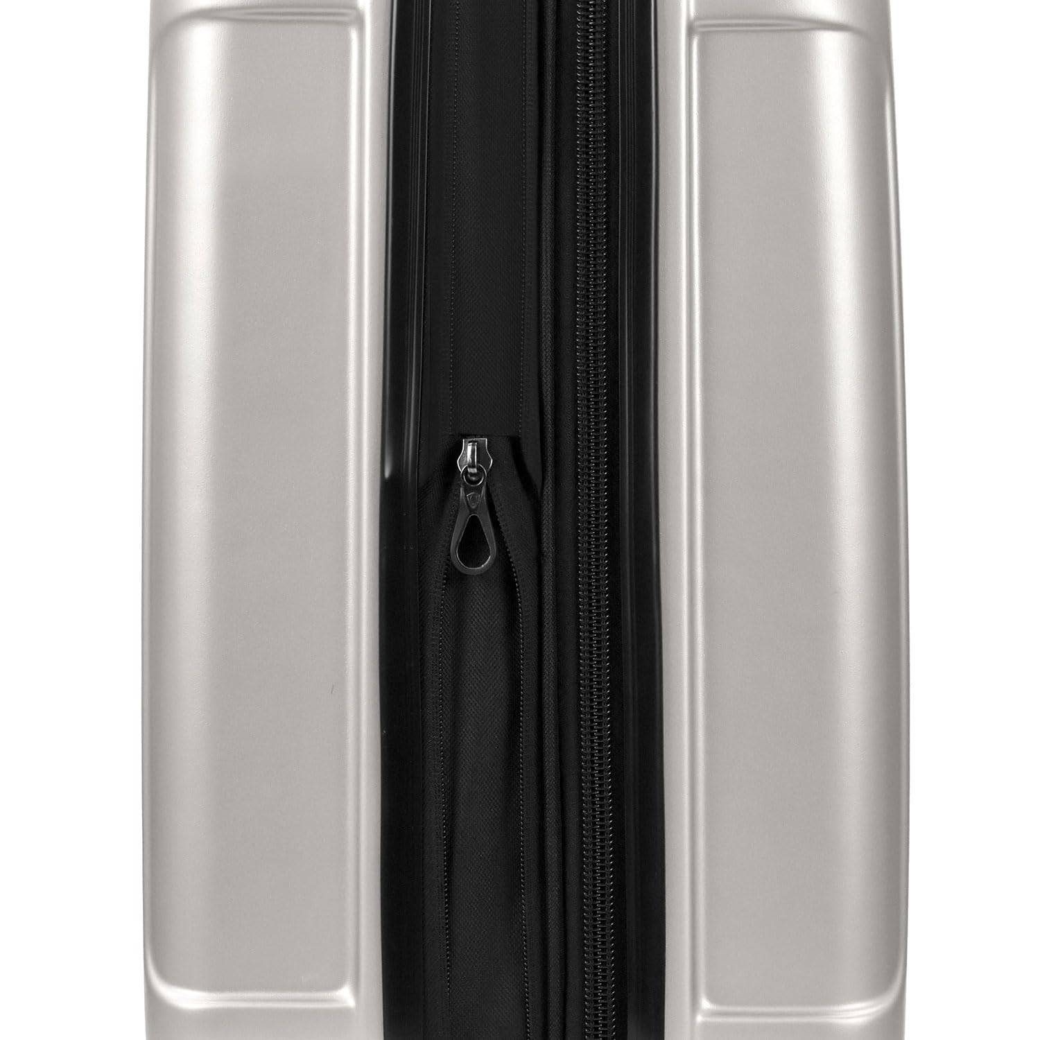 Traveler's Choice Art of Travel Hardside Expandable Luggage with Spinner Wheels, Silver