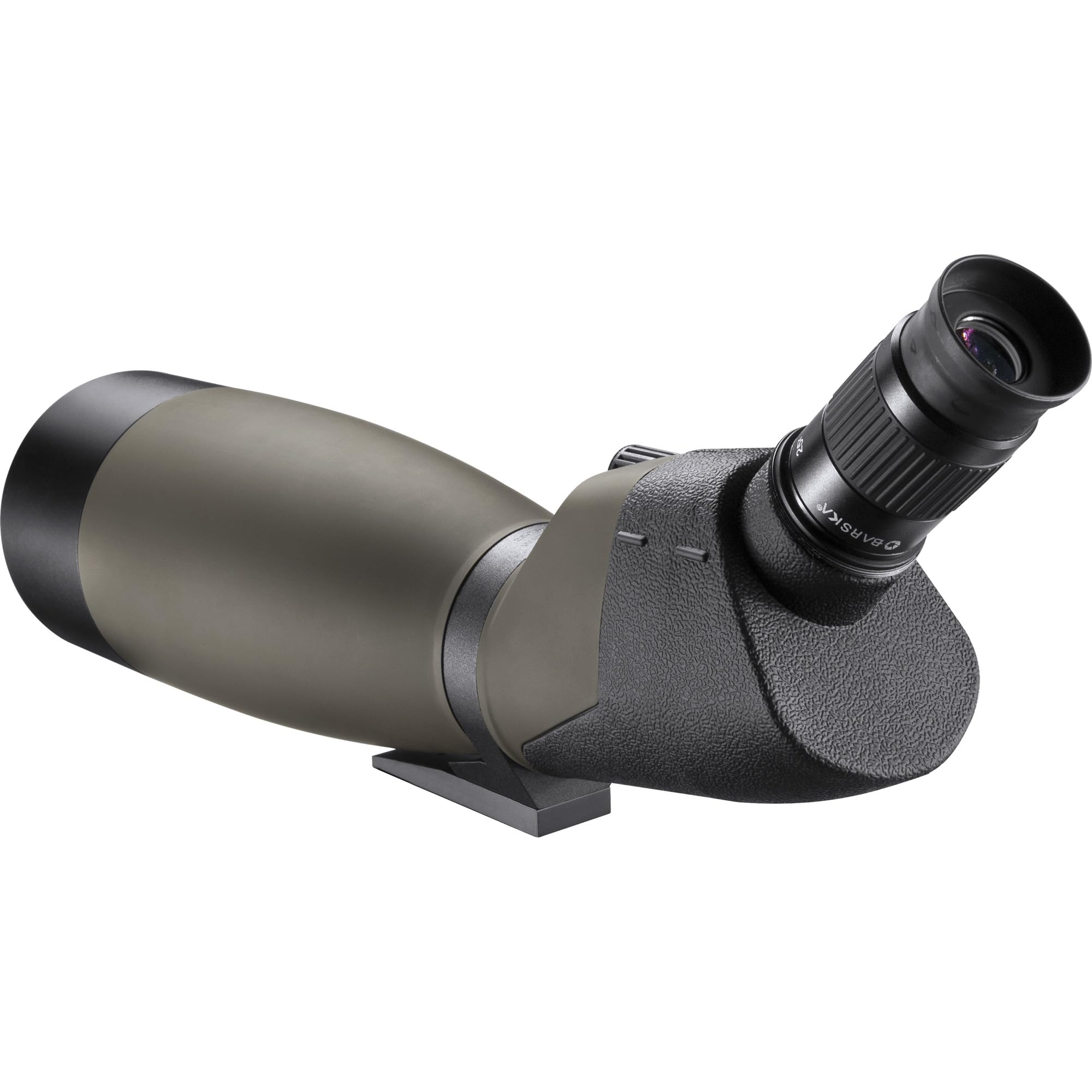 Barska Blackhawk 25-75x100 Angled Spotting Scope – Waterproof, Fogproof, Green Lens, Tripod Included – for Bird Watching, Hunting, Target Shooting, Travel & Outdoor Sports