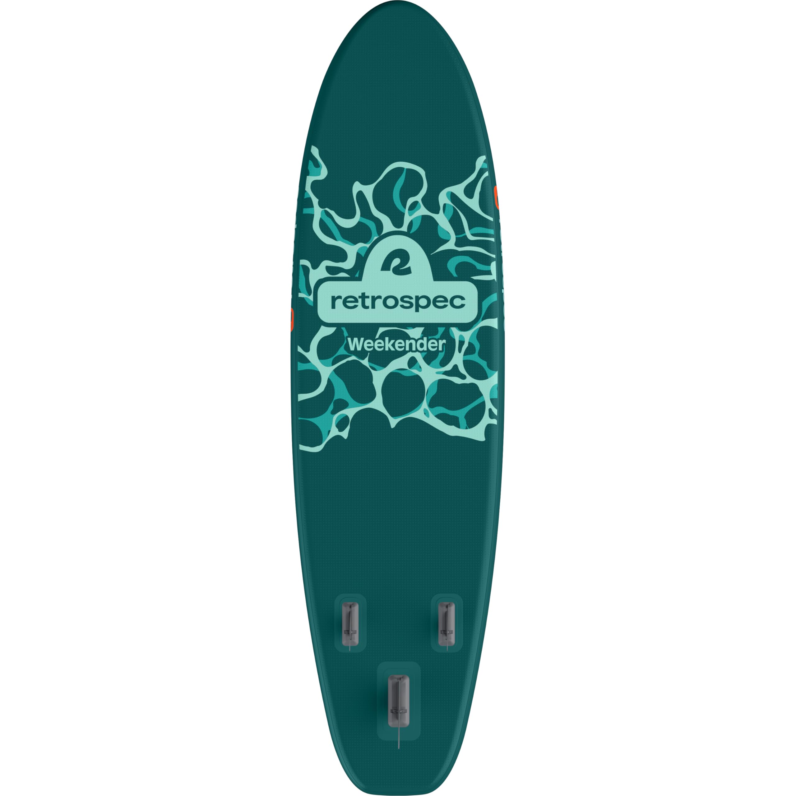 Retrospec Weekender Inflatable Stand Up Paddle Board Includes Paddle, Pump, Travel Bag and Accessories 10’6” Lightweight Inflatable SUP, Puncture Resistant Inflatable Paddle Board for Adults