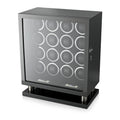 16 Watch Winder for Automatic Watches with LED Light and Coordinated Rotor Stop (Carbon)