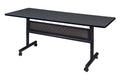 Romig Axis-Pro 60 x 30 in. Flip-Top Training Nesting Table with Modesty Panel- Grey