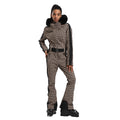 GSOU SNOW Women Ski Suit One Piece Snowsuit Snowboard Slim Insulated Jumpsuit Waterproof Windproof for Outdoor Sports