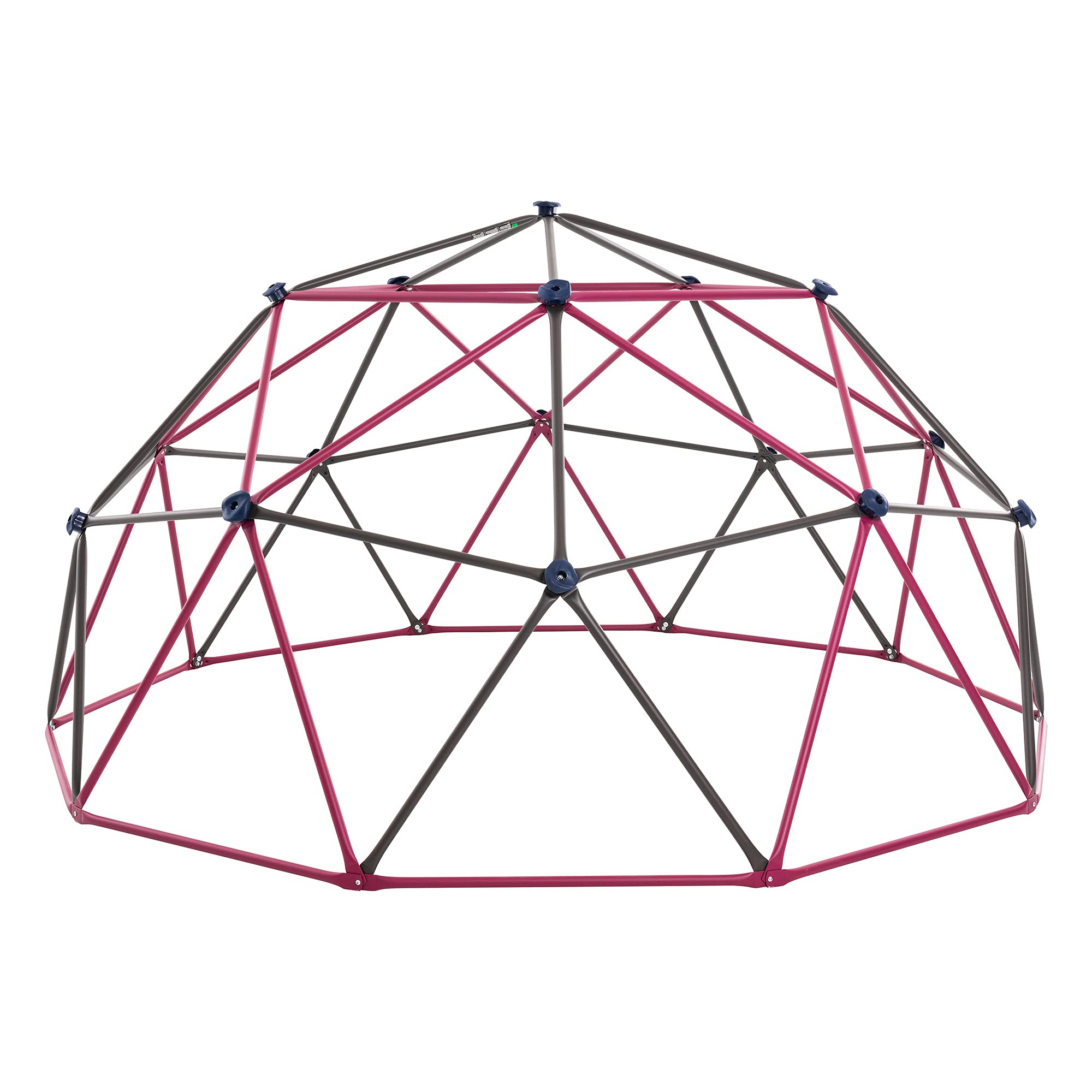 Lifetime 91088 Geometric Dome Climber Jungle Gym, 5.5' High x 11' Wide, Berry & Brown, 66-Inch