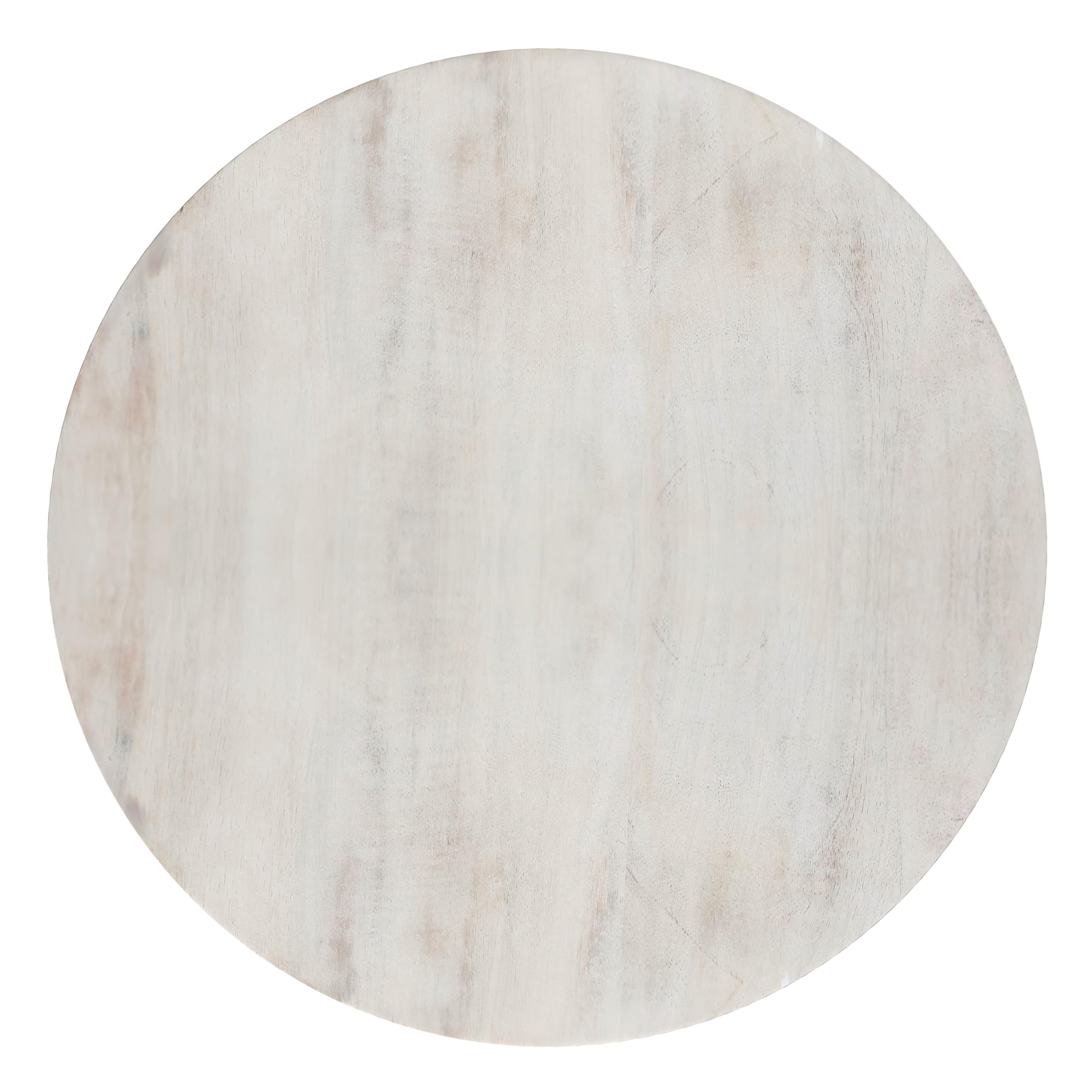 SIMPLIHOME Robbie Accent Table - 16 inch Wide Solid Mango Wood End Table in Distressed White Wash, Boho Contemporary Rustic Side Table for Living Room or Bedroom with Multipurpose Function, Assembled