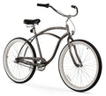 Firmstrong Urban Man Beach Cruiser Bike, Mens Bicycle 26-Inch, 3-Speed, Matte Grey