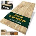 Howizz Acacia Butcher Block Countertop 72 x 36 x 1.5 Inches, Unfinished Solid Wood Table Top for DIY Desk Top, Workbench Top, Kitchen Countertop