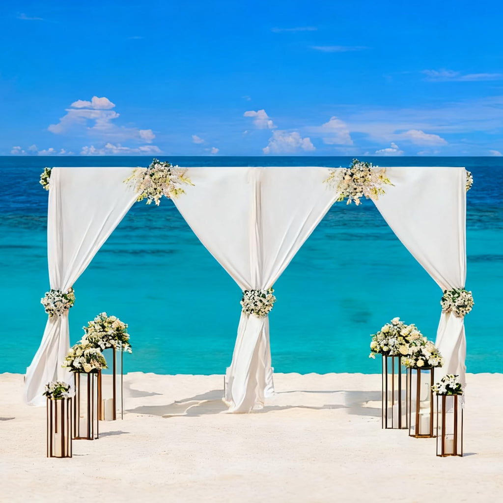GLOSHOOTING Heavy Duty Backdrop Stand 8.9x20ft, Pipe and Drape Backdrop Stand Kit, Adjustable Metal Frame, Background Stand Backdrop for Wedding Photography Birthday Party Decorations
