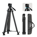 SmallRig 84''/214cm FreeSpeed Carbon Fiber Counterbalance Video Tripod, Heavy-Duty Camera Tripod with 6-Step Counterbalance, 4-Level Tilt/Pan Damping, Dual-Mode QR Plate, Max Load 22lbs - 5580