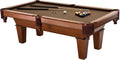 Fat Cat Frisco 7.5 Foot Pool Table, Billiard Table with Accuslate Surface, K66 Bumpers, Oak Finish, Includes Cues and Balls