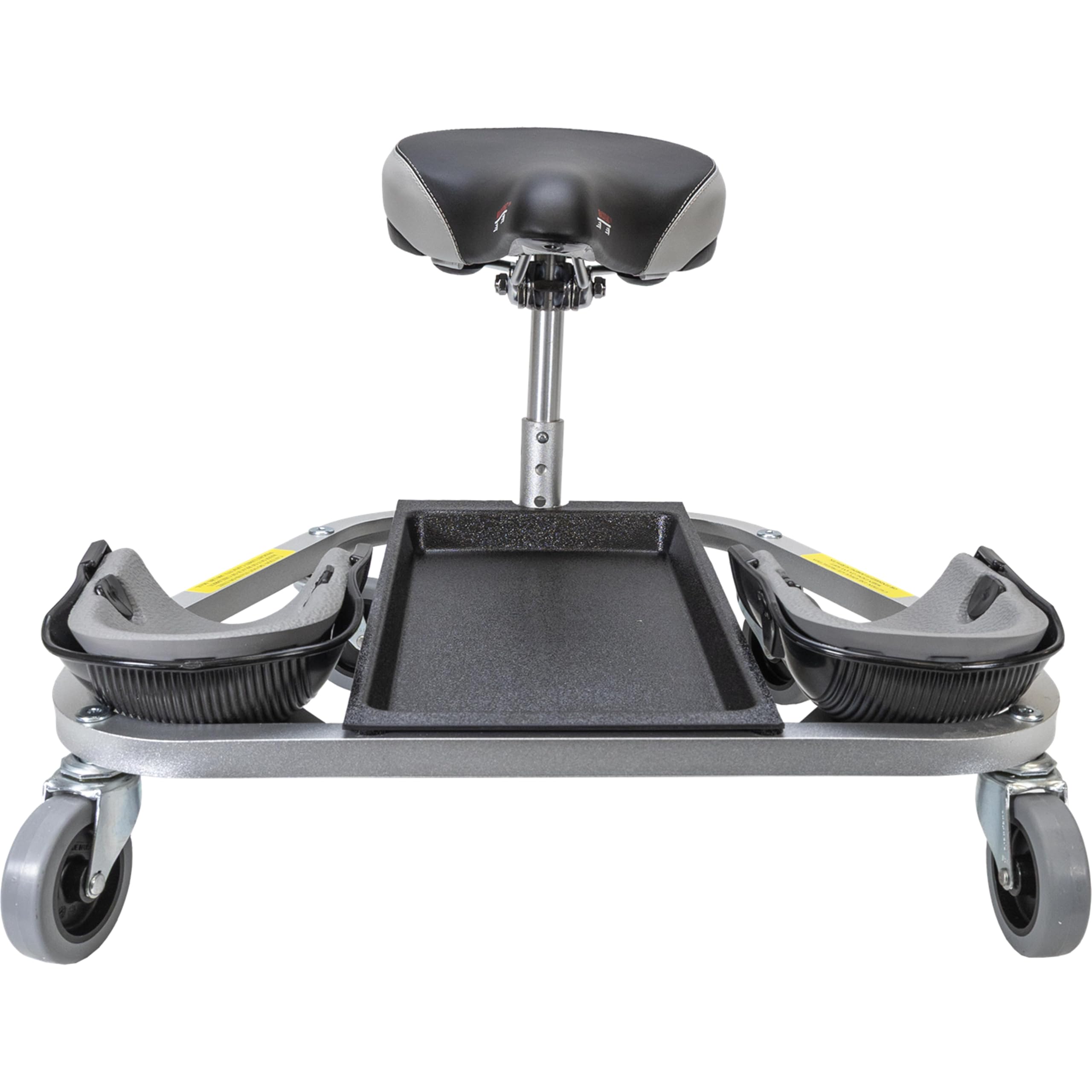 Racatac Kneeling Sitting Creeper with 3 Inch Casters, Rolling Knee Pads with Seat, Adjustable Seat, Knee Pads with Wheels, Made in USA, Floor Creeper, 01RAC3