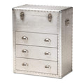 Baxton Studio Multipurpose Shelving and Cabinets, Silver