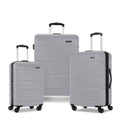Samsonite Evolve SE Hardside Expandable Luggage with Double Spinner Wheels, Titanium, 3PC Set (CO/M/L)