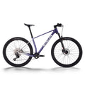 SAVADECK Carbon Fiber Mountain Bike with Shimano Deore M6100 12-Speed, MTB Bicycle with Hydraulic Disc Brakes(Purple, 27.5 * 17)
