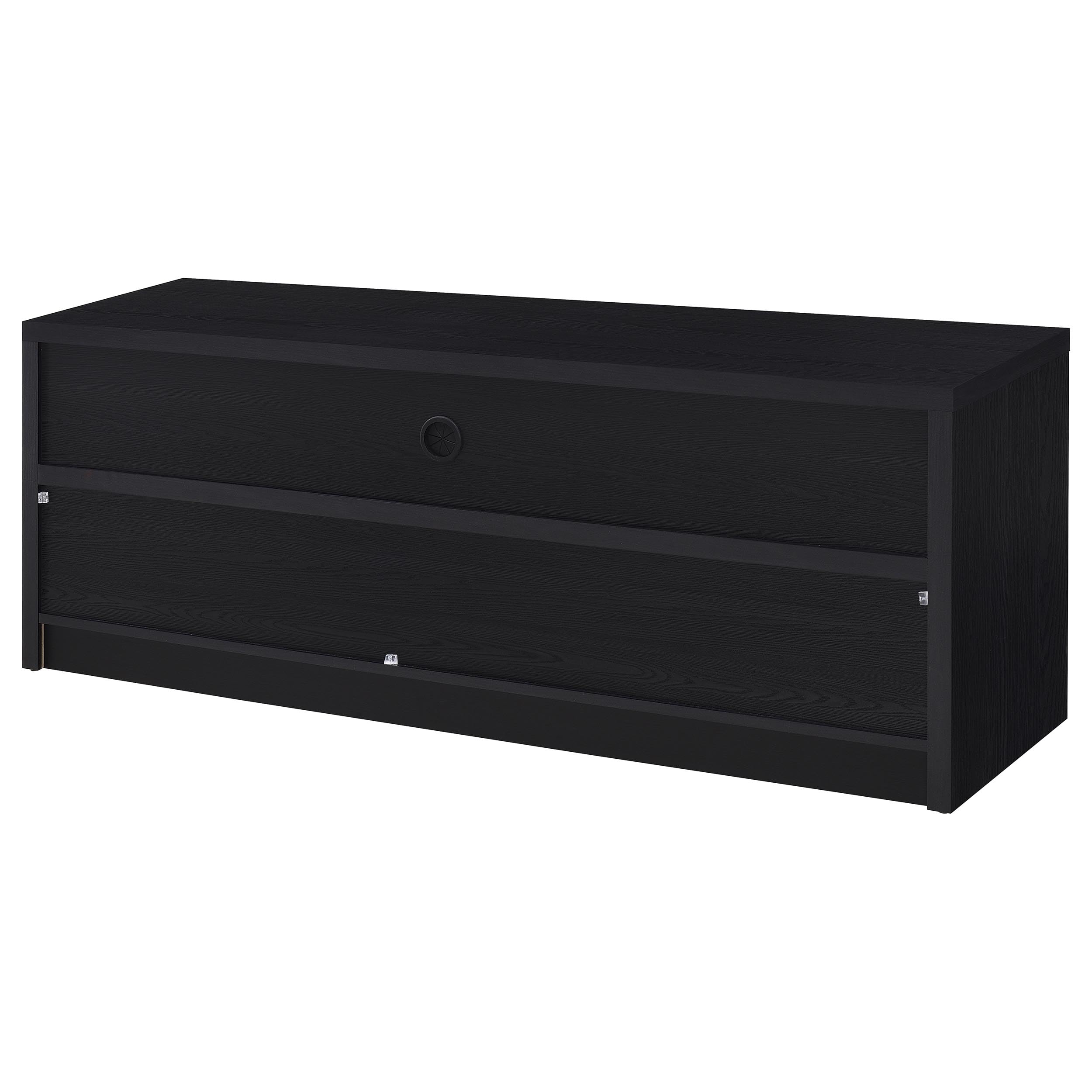 Coaster Home Furnishings Rutland 59-Inch TV Stand and Media Console Black, 3-Drawer Entertainment Center
